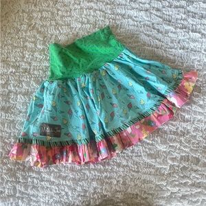 Matilda Jane girls size 2 ruffle skirt